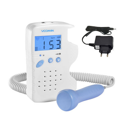 calidad  Cheap Price Plastic Hand-Held Ultrasound Manufacturer Prenatal Fetal Heart Rate Baby Heartbeat Monitor fábrica
